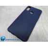 Чехол силиконовый Samsung A10s Cherry Stripe темно-синий