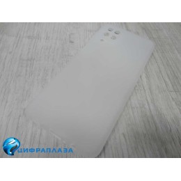 Чехол силиконовый Samsung A12 Soft Touch New белый