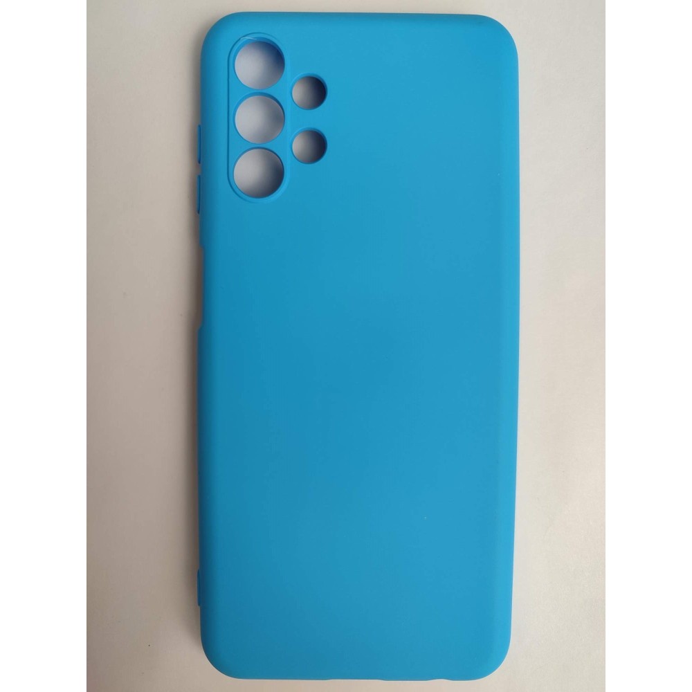 Чехол силиконовый Samsung A13 Silicone Cover Nano лазурный