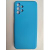 Чехол силиконовый Samsung A13 Silicone Cover Nano лазурный