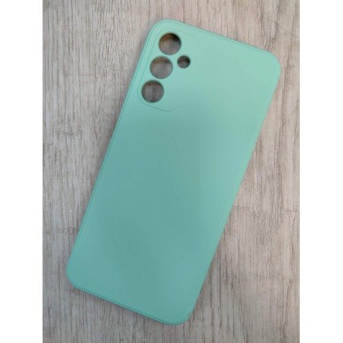 Чехол силиконовый Samsung A14 Silicone Case New Era бирюзовый