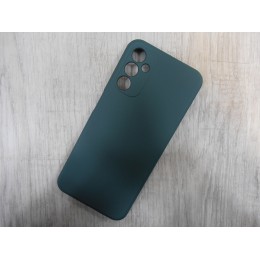 Чехол силиконовый Samsung A14 Silicone Case New Era темно-зеленый