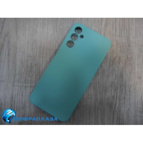 Чехол силиконовый Samsung A14 Silicone Cover Nano 2mm бирюзовый