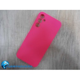 Чехол силиконовый Samsung A14 Silicone Cover Nano 2mm фуксия