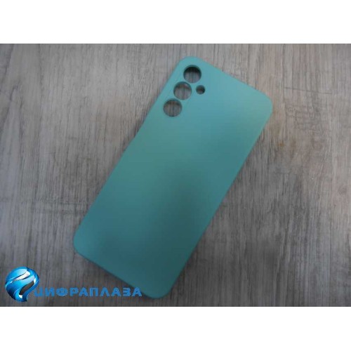 Чехол силиконовый Samsung A14 Silicone Cover Nano бирюзовый