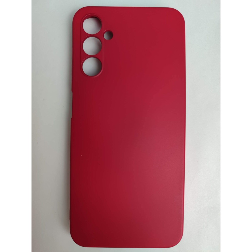 Чехол силиконовый Samsung A14 Silicone Cover Nano вишневый