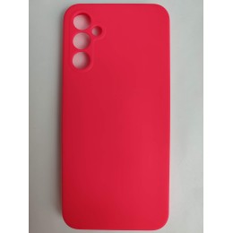 Чехол силиконовый Samsung A14 Soft Touch матовый фуксия