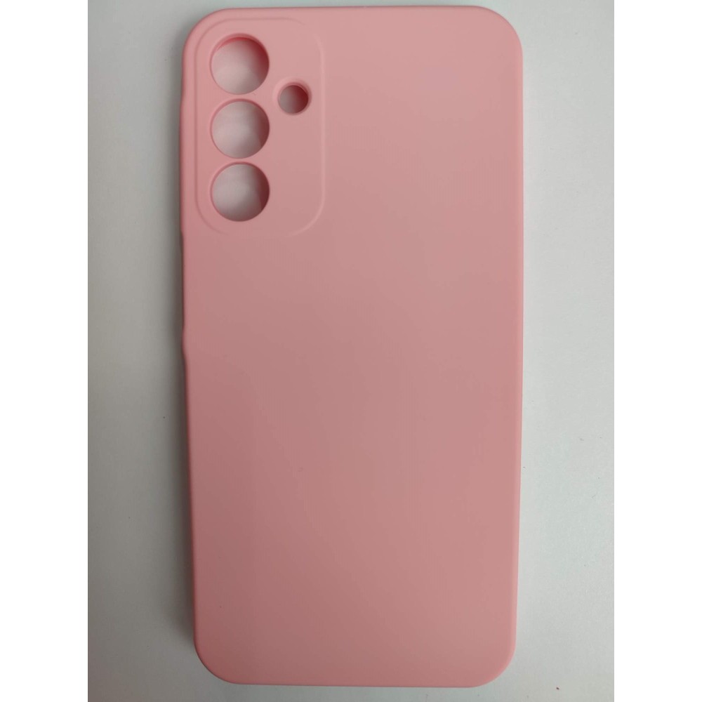 Чехол силиконовый Samsung A15 Silicone Case без лого розовый