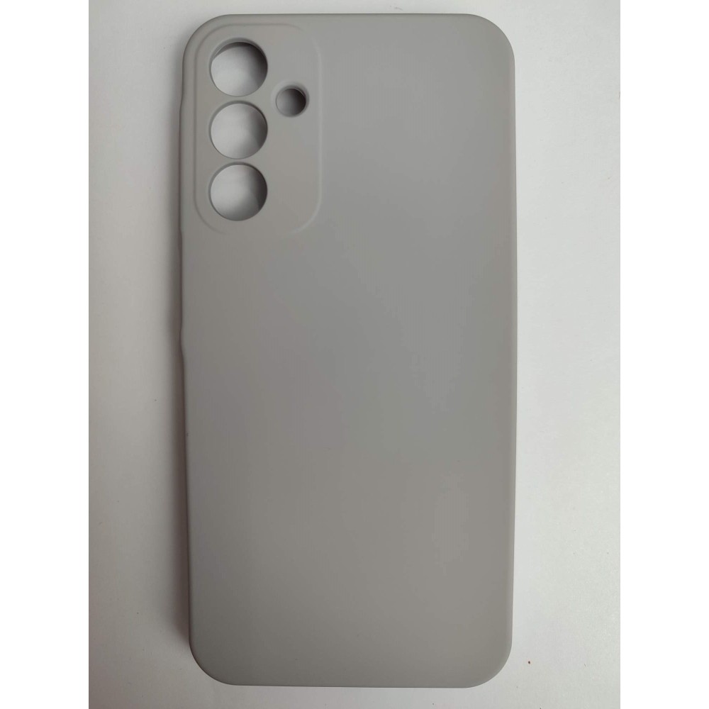 Чехол силиконовый Samsung A15 Silicone Case без лого серый