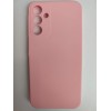 Чехол силиконовый Samsung A15 Silicone Cover без лого розовый