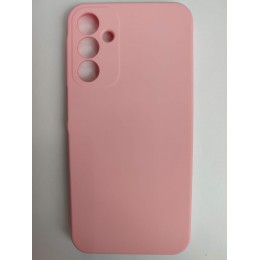 Чехол силиконовый Samsung A15 Silicone Cover без лого розовый