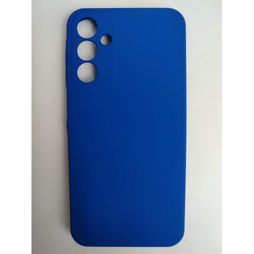 Чехол силиконовый Samsung A15 Silicone Cover без лого синий