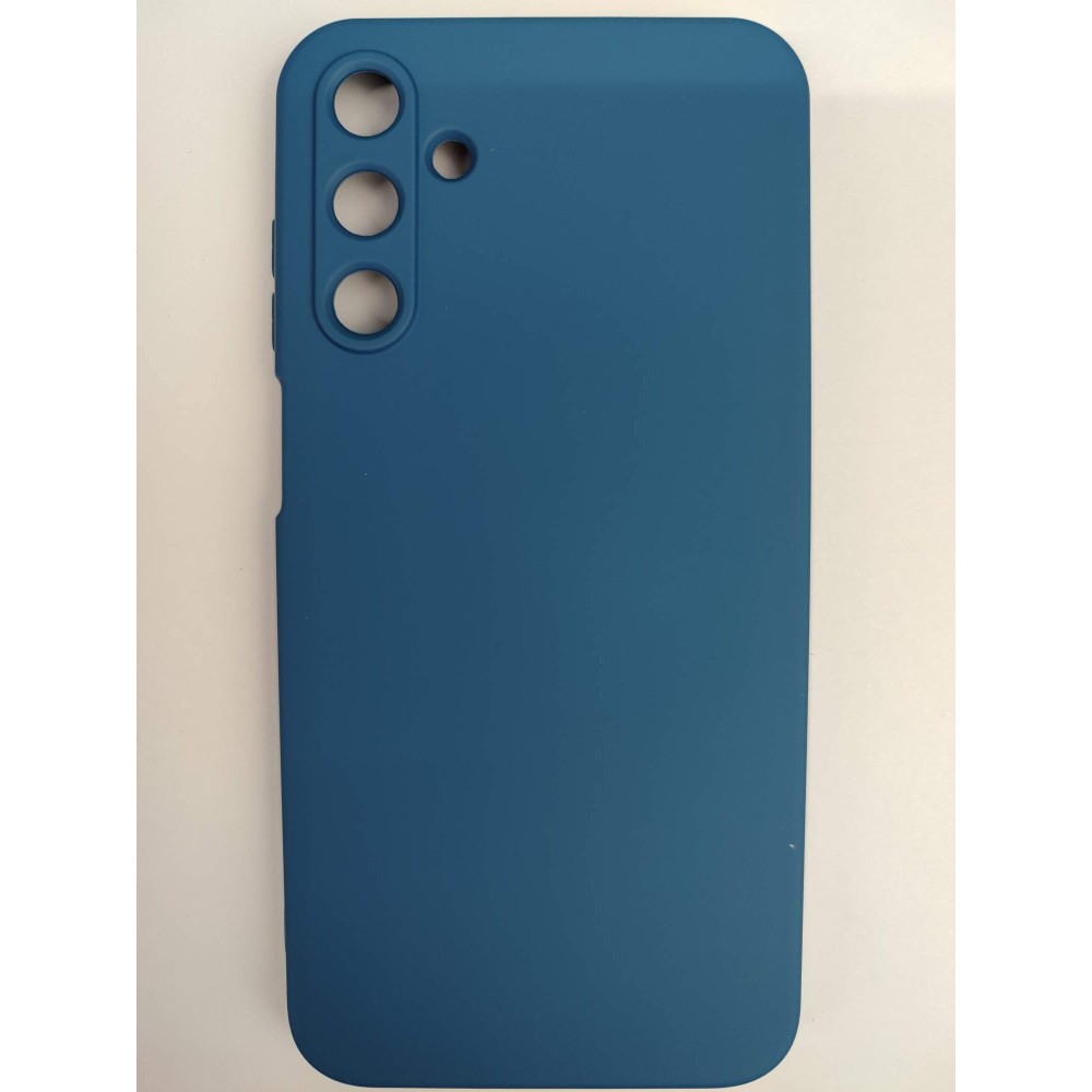 Чехол силиконовый Samsung A15 Silicone Cover Nano темно-синий