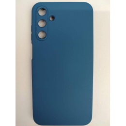 Чехол силиконовый Samsung A15 Silicone Cover Nano темно-синий