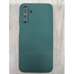 Чехол силиконовый Samsung A15 Silicone Cover Nano темно-зеленый
