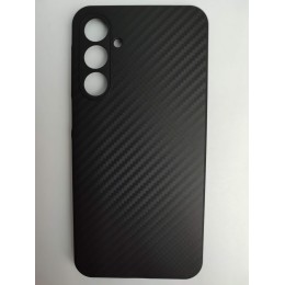 Чехол силиконовый Samsung A16 карбон черный