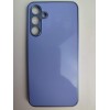 Чехол силиконовый Samsung A16 матовый цветной с защитой камеры сиреневый