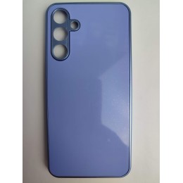 Чехол силиконовый Samsung A16 матовый цветной с защитой камеры сиреневый