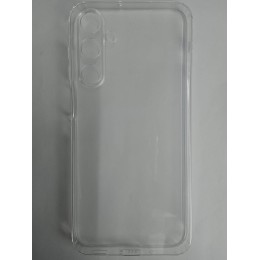 Чехол силиконовый Samsung A16 прозрачный с защитой камеры 