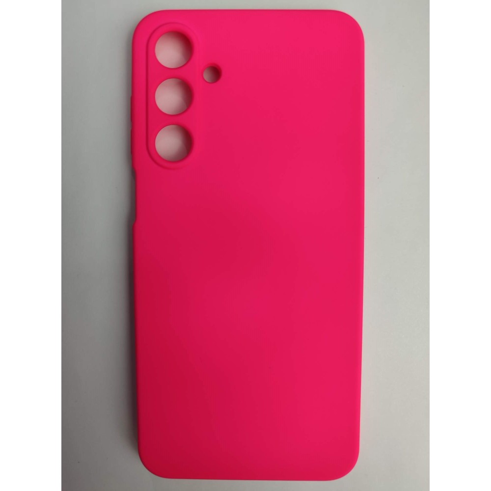 Чехол силиконовый Samsung A16 Silicone Case без лого фуксия