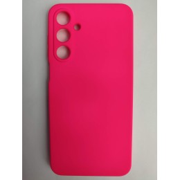 Чехол силиконовый Samsung A16 Silicone Case без лого фуксия