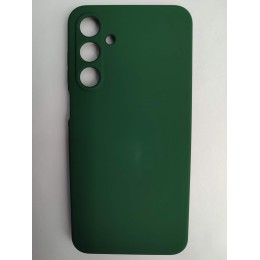 Чехол силиконовый Samsung A16 Silicone Case без лого темно-зеленый