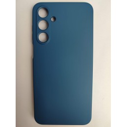 Чехол силиконовый Samsung A16 Silicone Cover Nano 2mm темно-синий