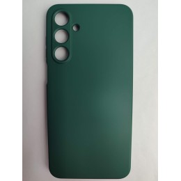 Чехол силиконовый Samsung A16 Silicone Cover Nano темно-зеленый