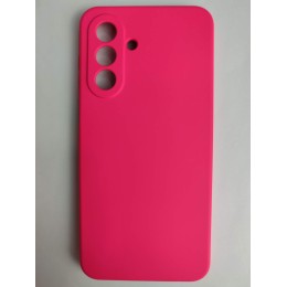 Чехол силиконовый Samsung A17/A26 Silicone Case без лого фуксия