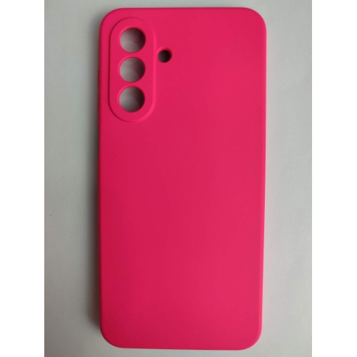 Чехол силиконовый Samsung A17/A26 Silicone Case без лого фуксия