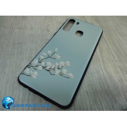 Чехол силиконовый Samsung A21 с рисунком (09)