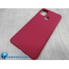 Чехол силиконовый Samsung A21S Silicone Cover Nano вишневый