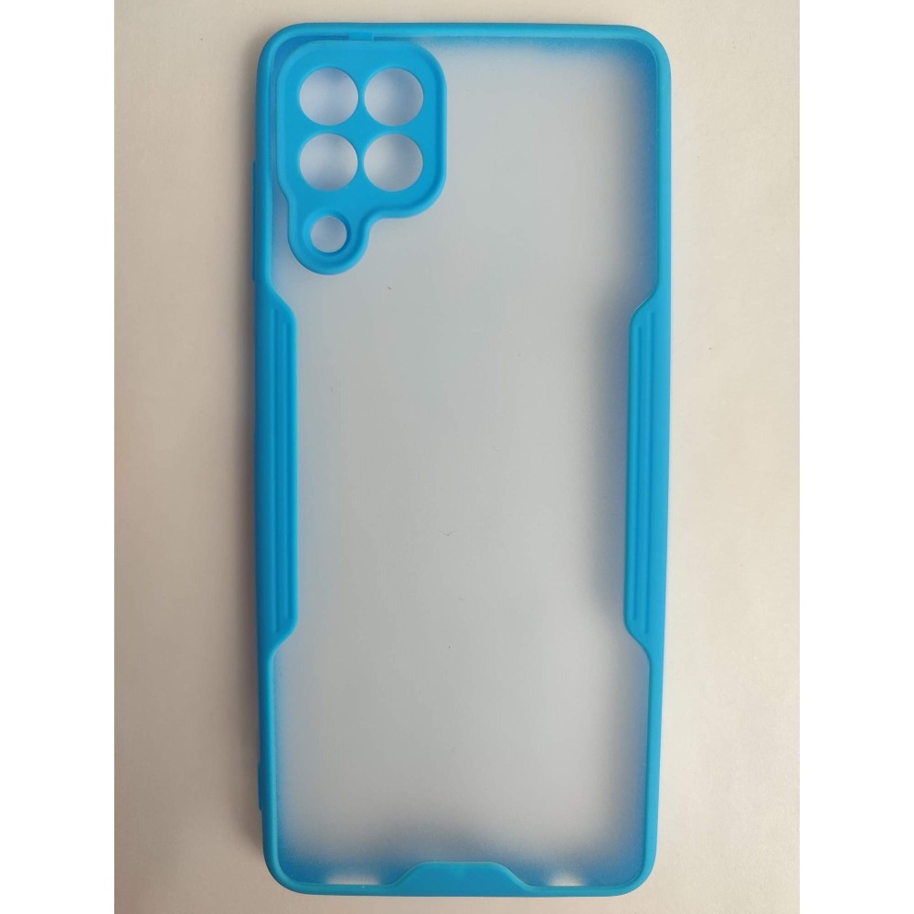 Чехол силиконовый Samsung A22 Limpid Case голубой