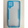 Чехол силиконовый Samsung A22 Limpid Case голубой
