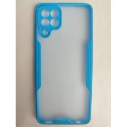 Чехол силиконовый Samsung A22 Limpid Case голубой
