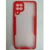 Чехол силиконовый Samsung A22 Limpid Case красный