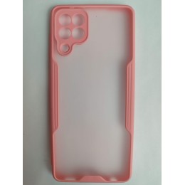 Чехол силиконовый Samsung A22 Limpid Case розовый
