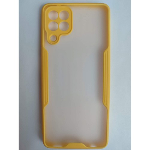 Чехол силиконовый Samsung A22 Limpid Case желтый
