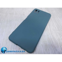 Чехол силиконовый Samsung A22S Silicone Cover Nano 2mm темно-зеленый