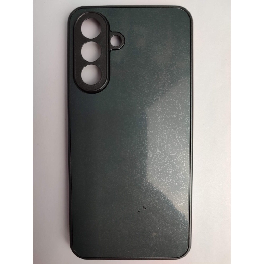 Чехол силиконовый Samsung A26/A17 матовый цветной с защитой камеры серый