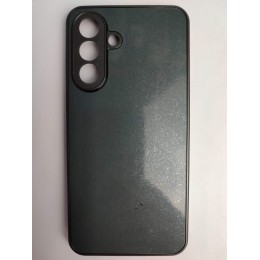 Чехол силиконовый Samsung A26/A17 матовый цветной с защитой камеры серый