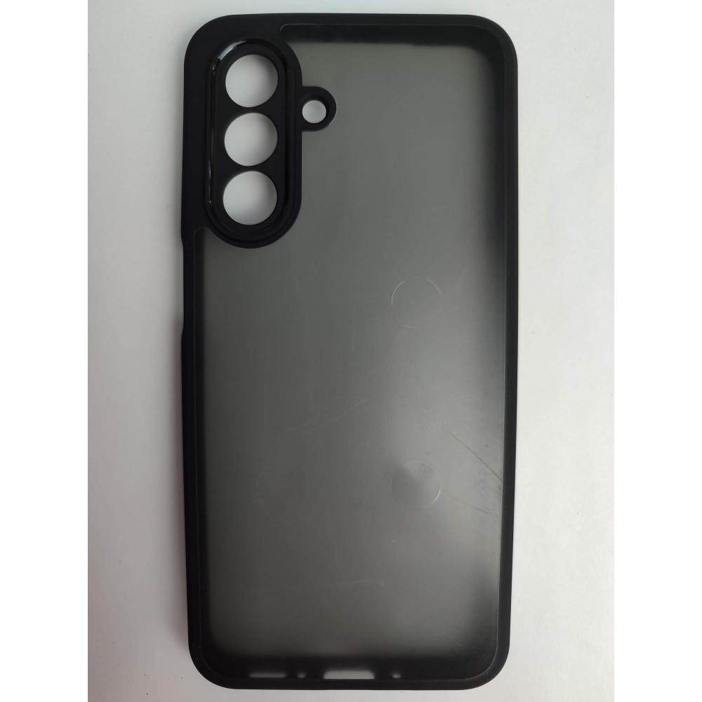 Чехол силиконовый Samsung A26/A17 матовый с окантовкой черный