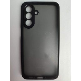 Чехол силиконовый Samsung A26/A17 матовый с окантовкой черный