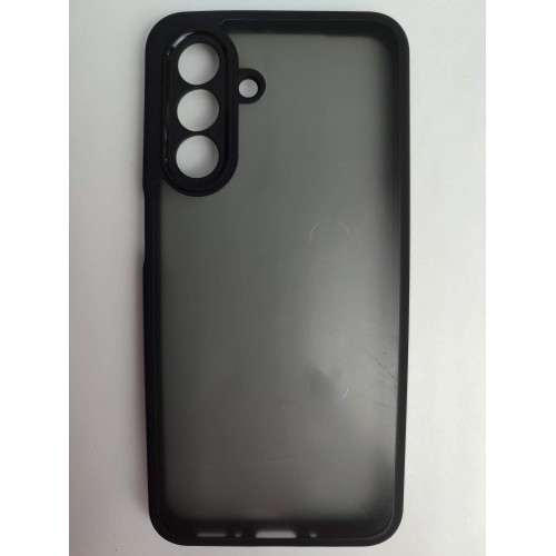 Чехол силиконовый Samsung A26/A17 матовый с окантовкой черный