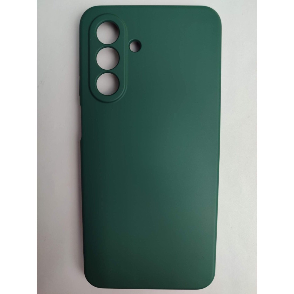 Чехол силиконовый Samsung A26/A17 Silicone Cover Nano темно-зеленый