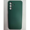 Чехол силиконовый Samsung A26 Silicone Cover Nano темно-зеленый