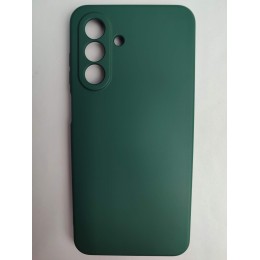 Чехол силиконовый Samsung A26 Silicone Cover Nano темно-зеленый
