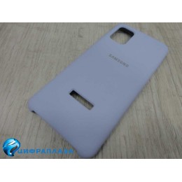 Чехол силиконовый Samsung A31 Silicone Case Soft Touch голубой