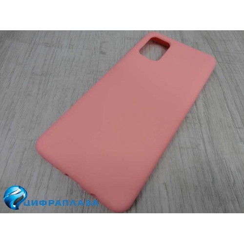 Чехол силиконовый Samsung A31 Silicone Cover Nano 2mm розовый