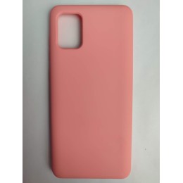 Чехол силиконовый Samsung A31 Silicone Cover Nano розовый